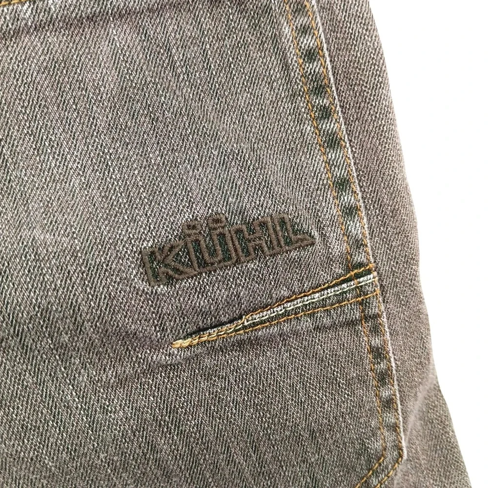 Kuhl Jeans Mens 38x31 Riot Articulated Knees Patina Dye Denim Pants Tag 38x32‎